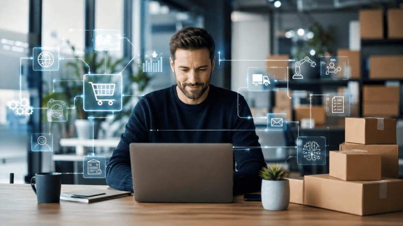 E-shop automatizácie: Ako znížiť manuálnu prácu a zrýchliť rast internetového obchodu